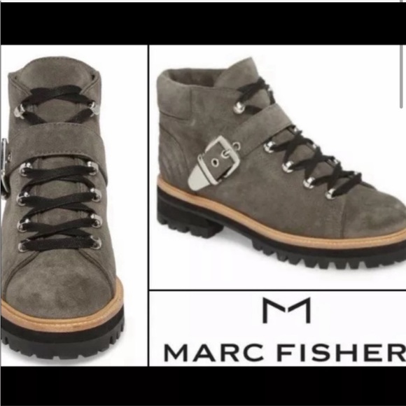 Marc fisher indre lug sole boots chunky hiking fashion 6 - Picture 2 of 11